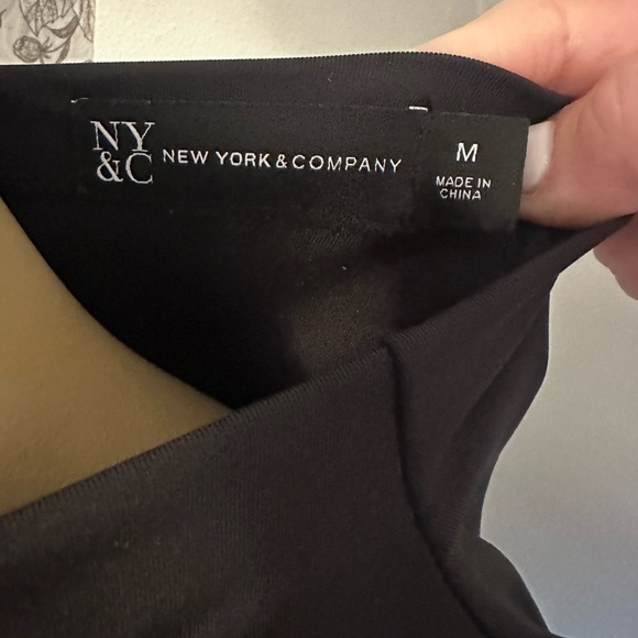 New York & Company Black Mock Neck Turtleneck Dress Size Medium - Picture 8 of 8